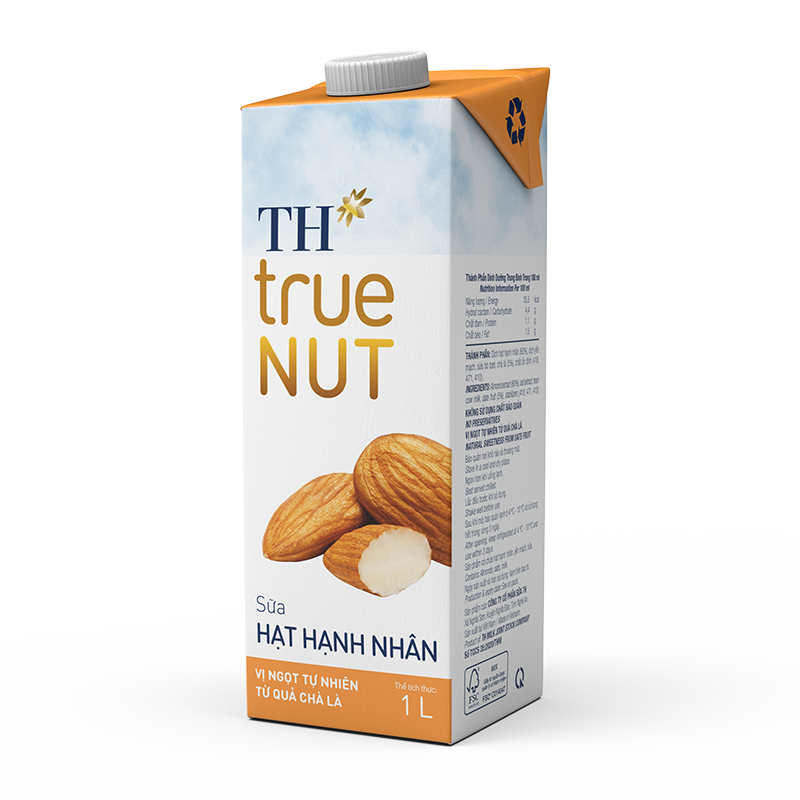 TH True Nut Sữa Hạt (Hạnh Nhân, Óc Chó, Mắc Ca) Hộp 1L