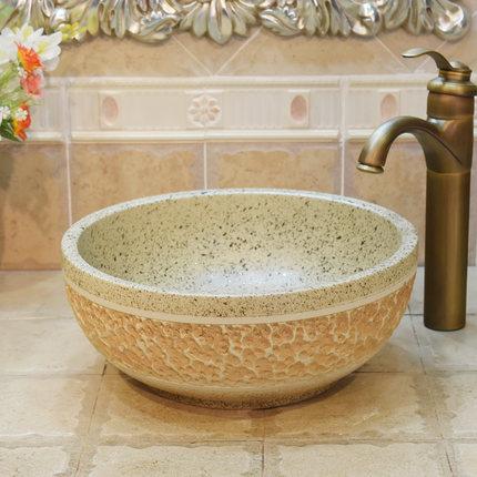 Chậu rửa lavabo gốm sứ nghệ thuật LAV0049 – Màu pastel mới lạ