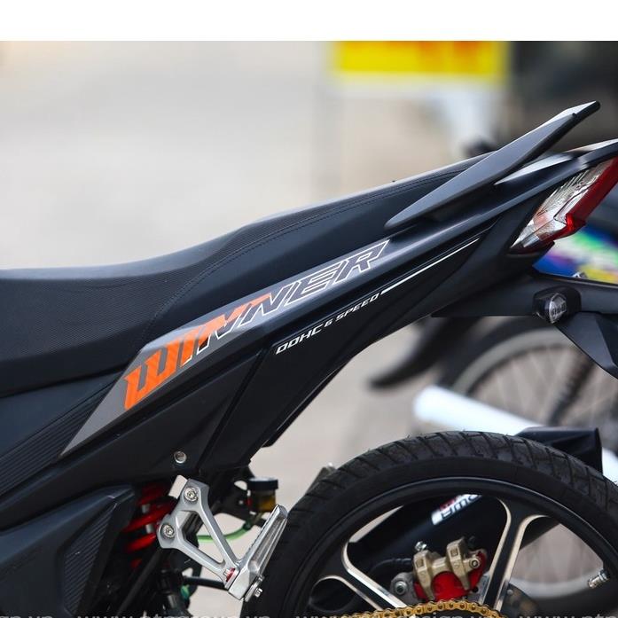 Tem Rời Honda Winner V1 Dán Xe Đen Cam