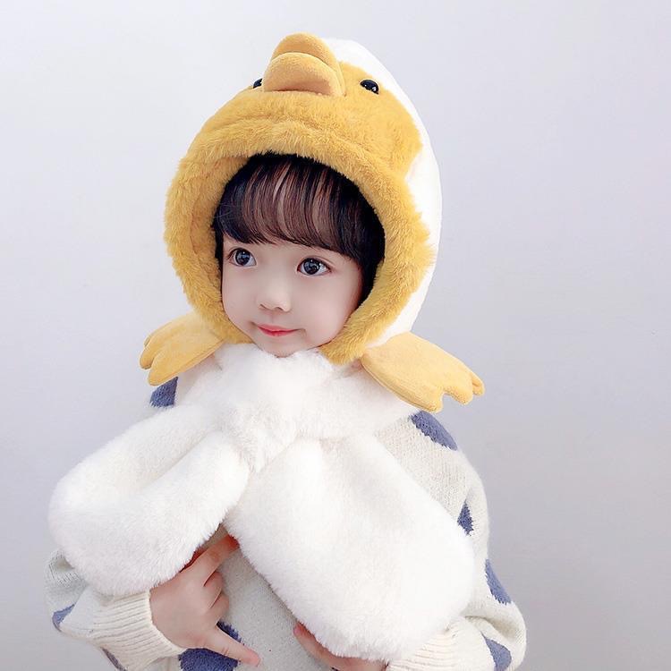 Khăn Lông kèm Mũ Vịt Siêu Dễ Thương Cho Bé
