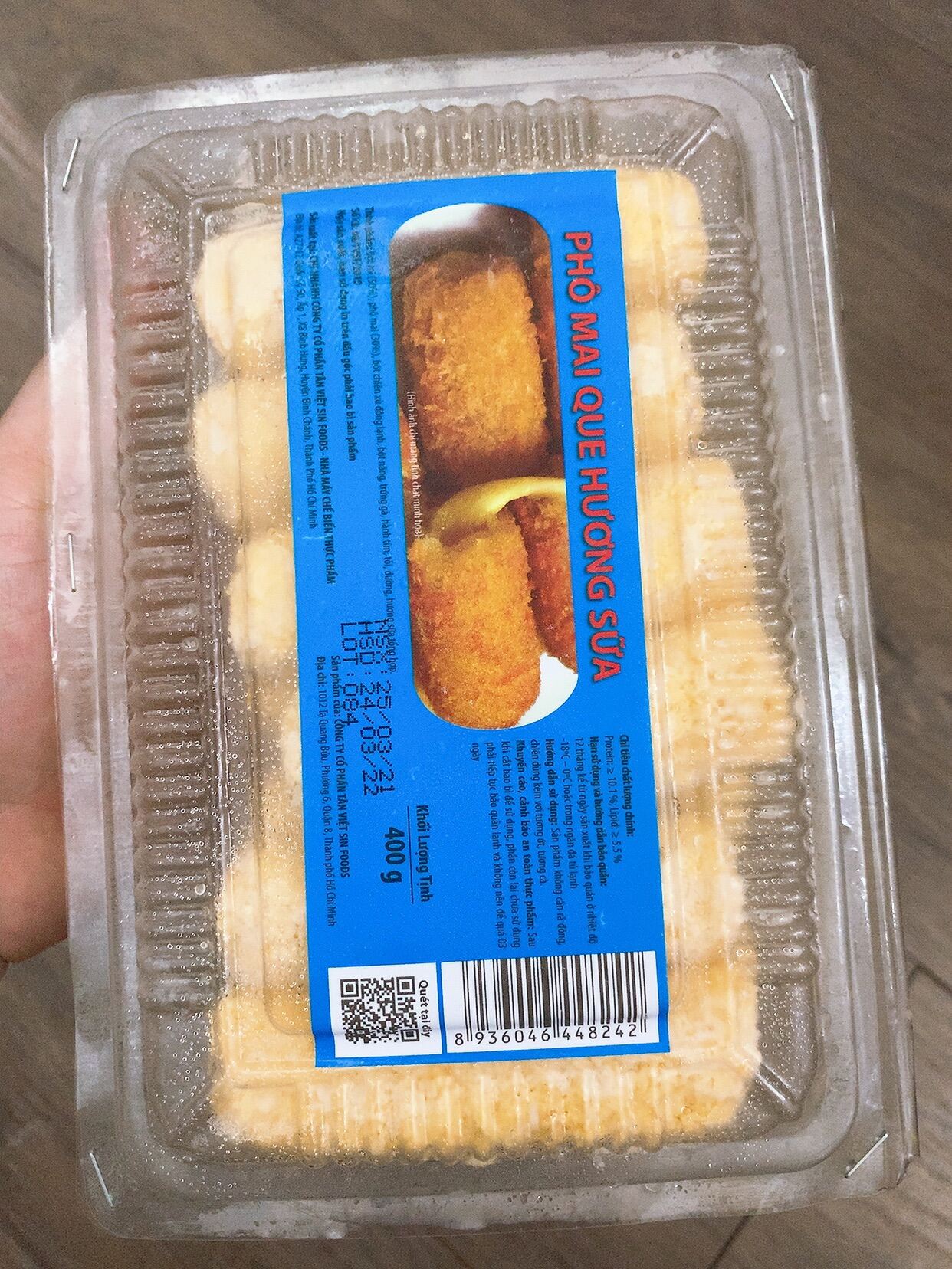 Phô mai que hương sữa 12 viên 400g ( giao hoả tốc 2h tphcm )