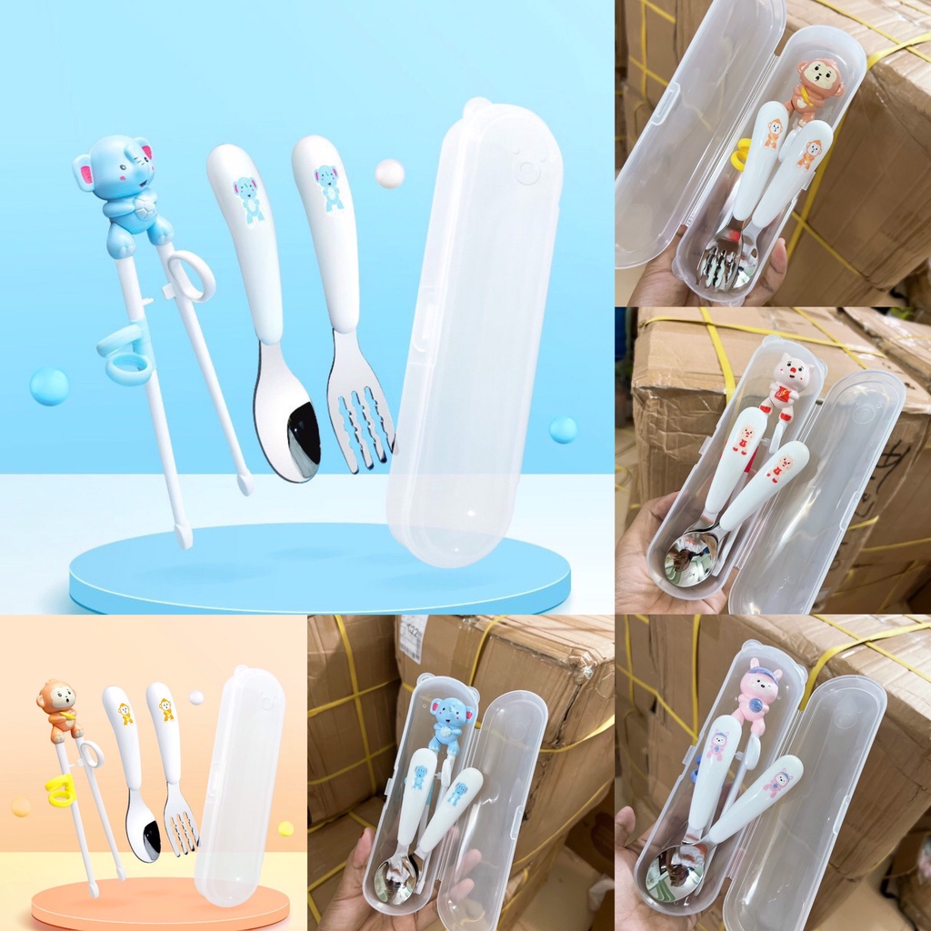 Set dụng cụ tập ăn cho bé