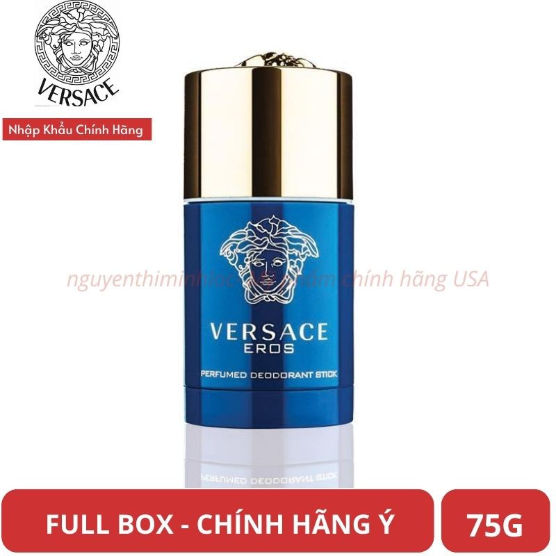 Lăn khử mùi Nước hoa Versace Eros Perfumed Deodorant Stick 75ML