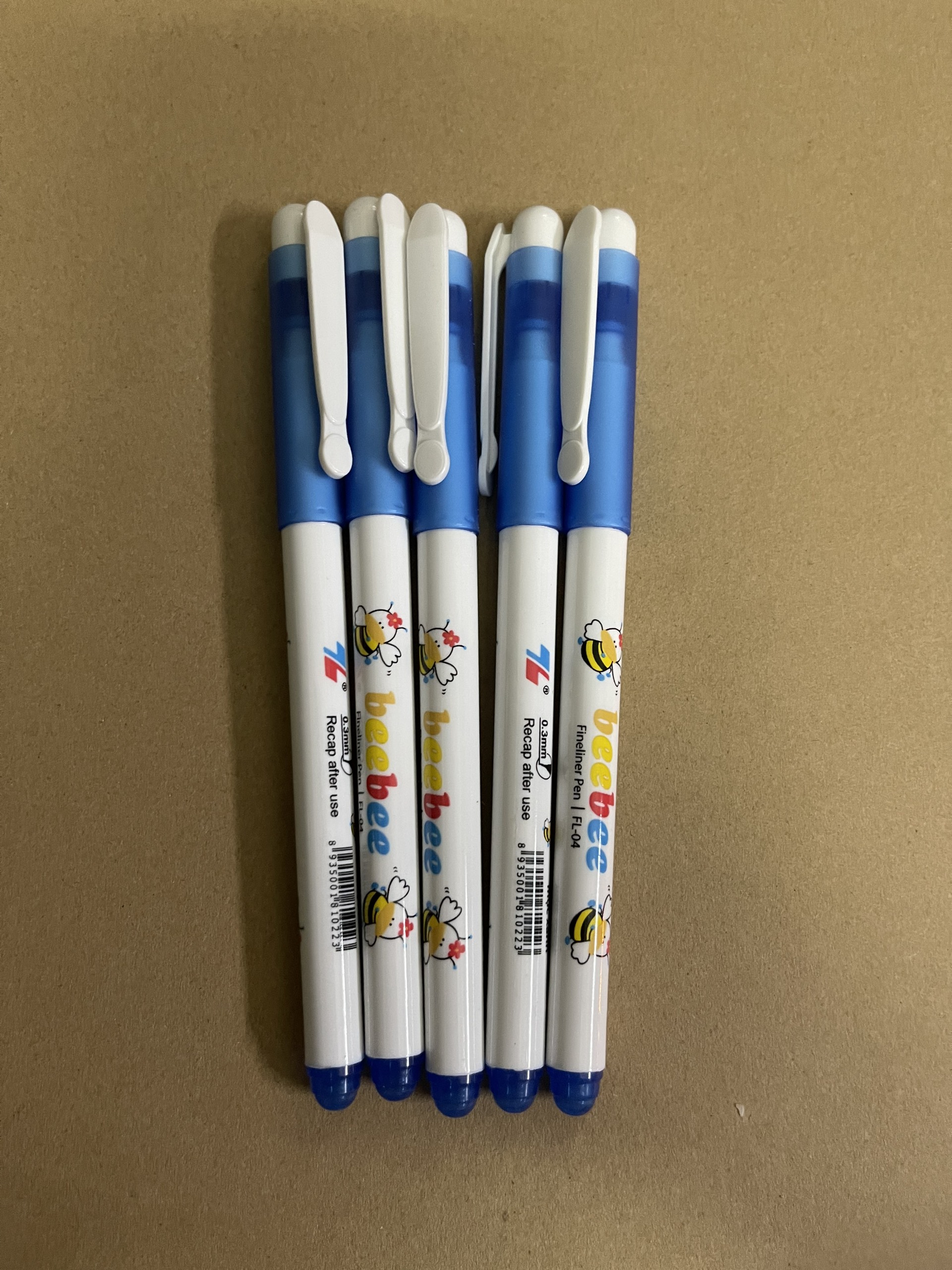BÚT LÔNG KIM BEEBEE THIÊN LONG (mực xanh/ tím)
