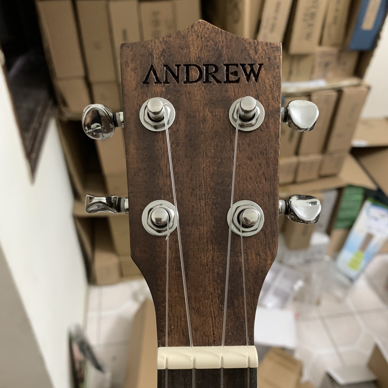 ĐÀN UKULELE 23INCH ANDREW MS07 - MÀU NÂU