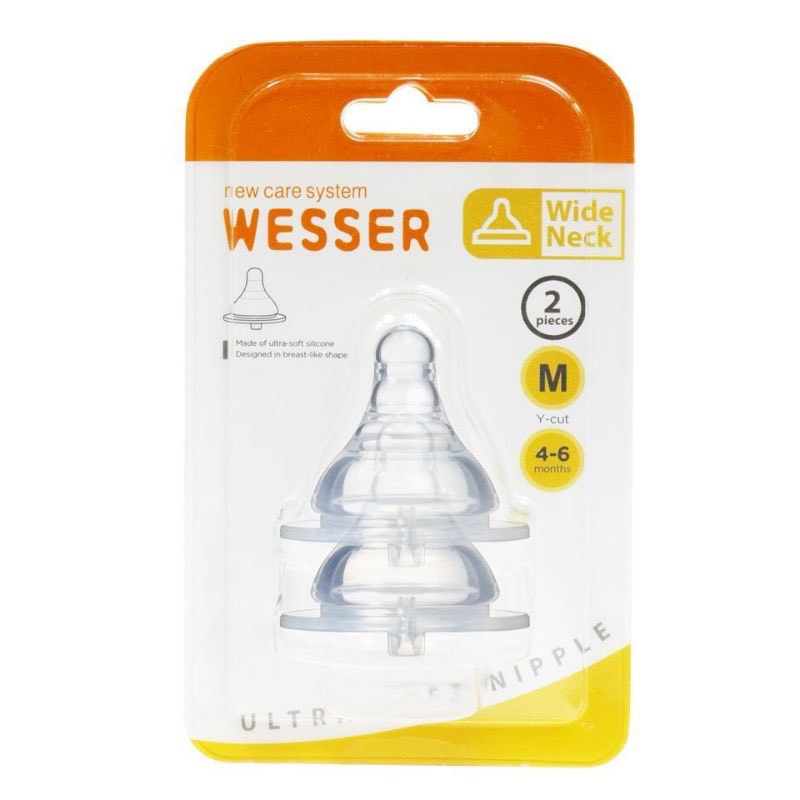 Núm ti Wesser cổ rộng siêu mềm (Giá bán 1 chiếc)