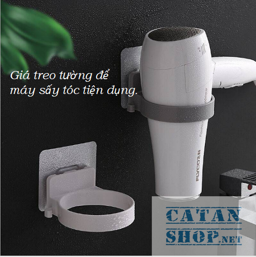Gd3299-treomaysay wall-mounted sticky wall sticker bracket wall mounted Hair Dryer rack