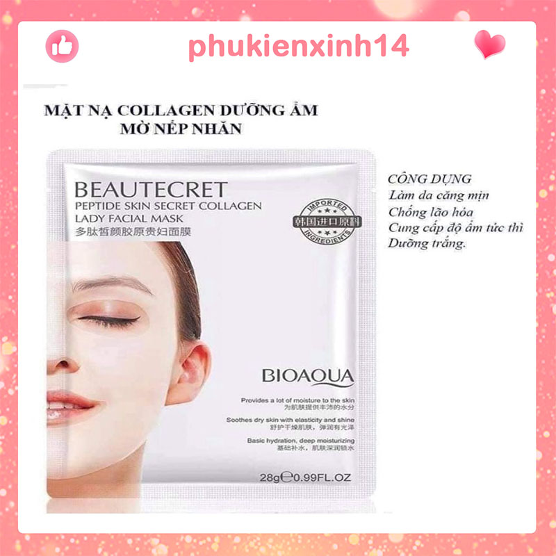 Mặt nạ thạch collagen cấp nước giúp da căng bóng mịn màng mask nội địa trung