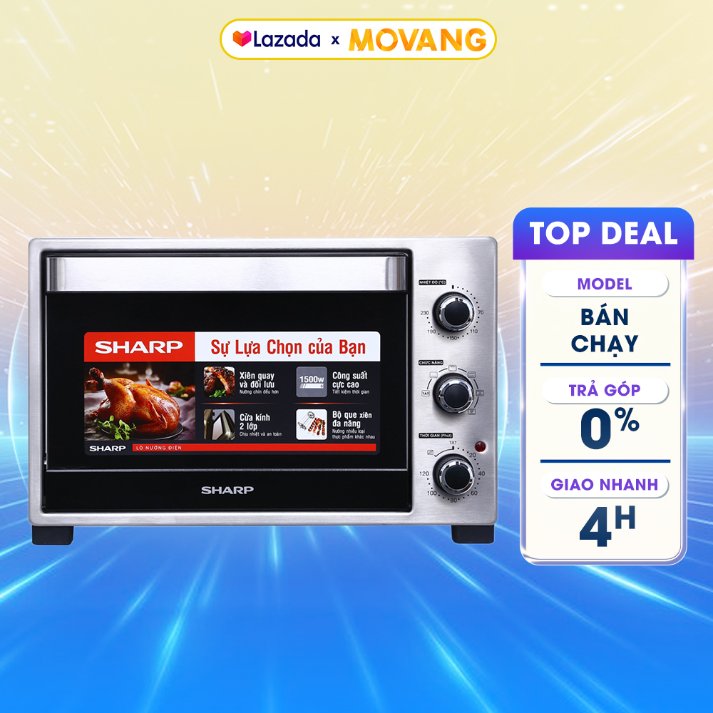 [GIAO TẠI HCM] - Lò nướng Sharp EO-A323RCSV-ST 32 lít