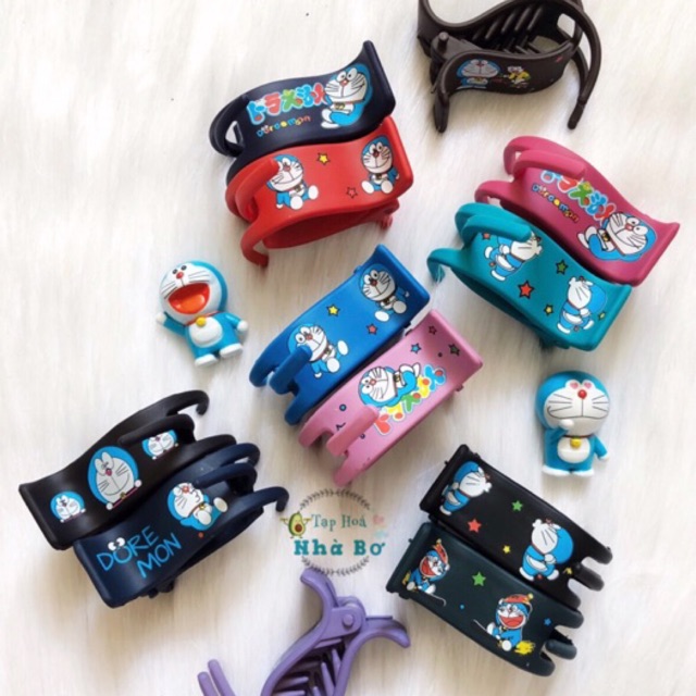 Kẹp Tóc Doremon Càng Cua 3 Răng