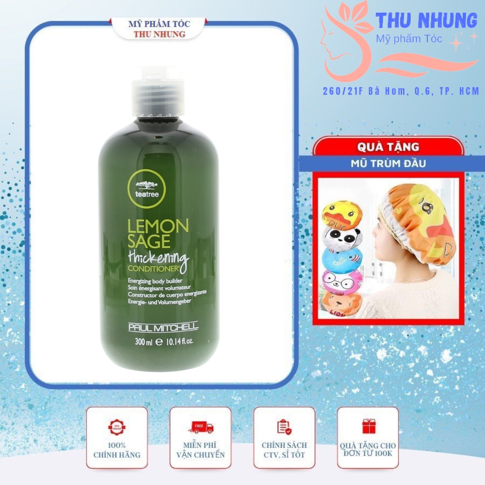 Dầu xả tóc dầu Paul mitchell Lemon Sage Thickening shampoo 300ml