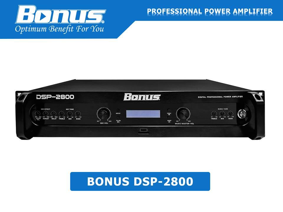 [HCM]Amply digital karaoke Bonus Audio DSP-2800 cao cấp.