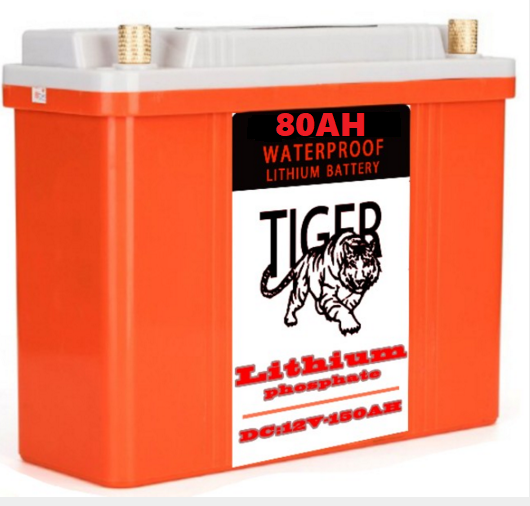 Bình Pin Lithium 80Ah chống nước hoàn toàn tuyệt đối-Pin lithium 12V-80Ah