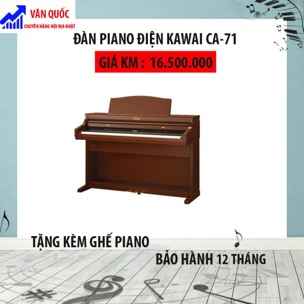 ĐÀN PIANO ĐIỆN KAWAI CA 71