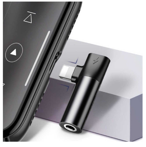 BASEUS L43 - JACK CHIA LIGHTNING RA 3.5MM KÈM CỔNG SẠC