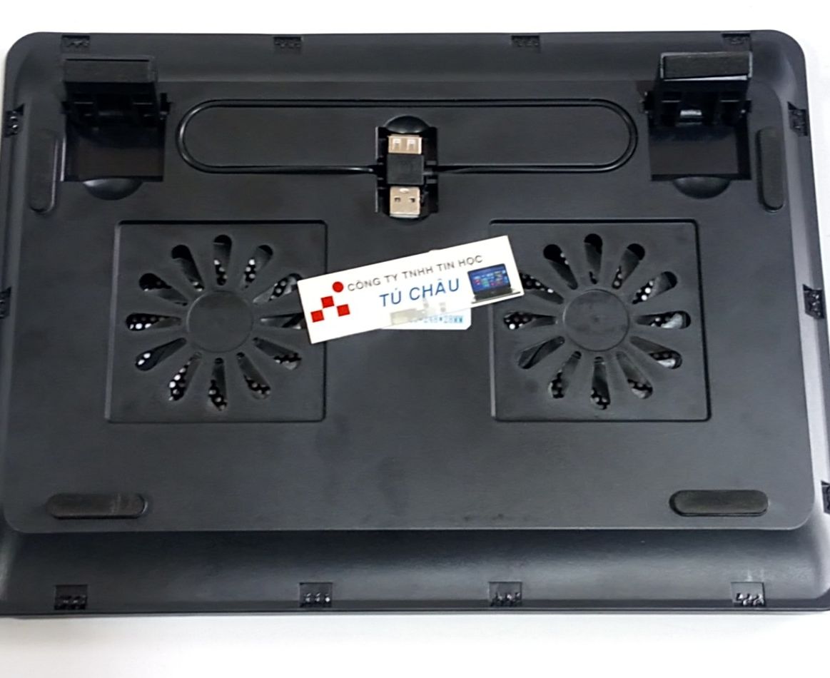 Đế Tản Nhiệt Notebook Cooler N23 - 2 Fan 8Cm