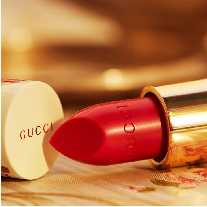 Son Gucci Màu 302 Agatha Orange Matte Cam Đỏ