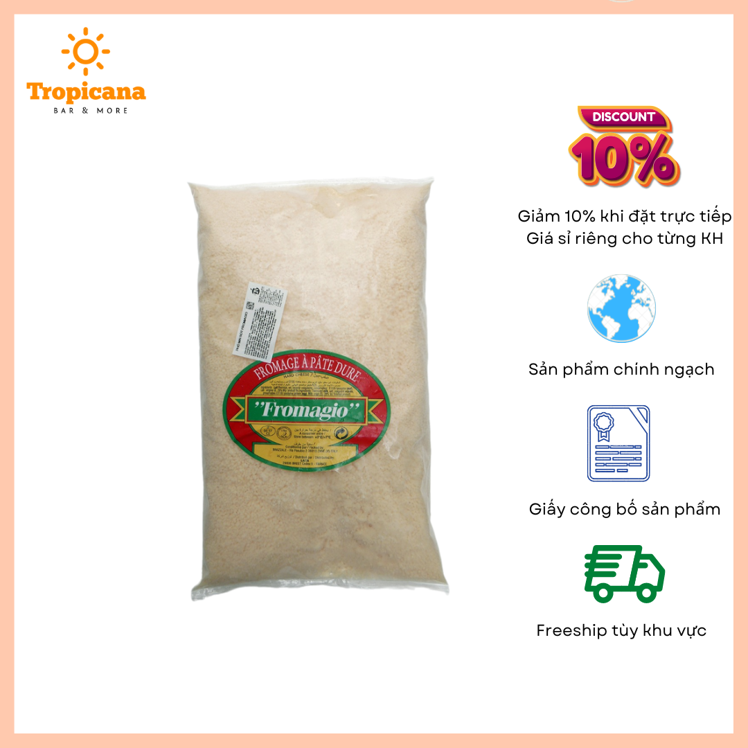 Phô mai bột Parmesan Cheese Fromagio (Ý)