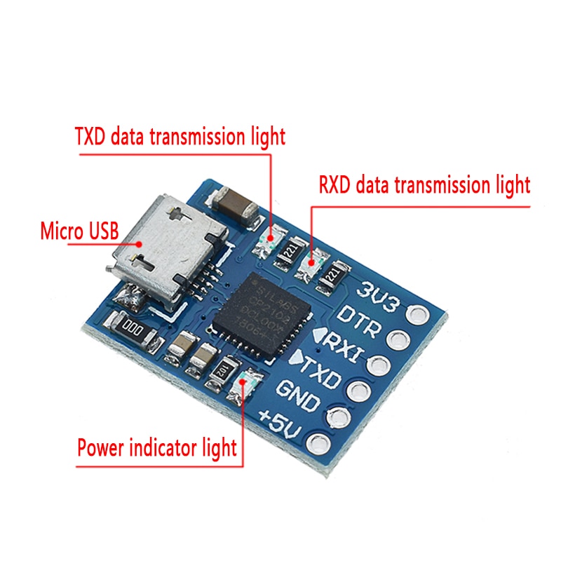 Mạch Nạp Code cho Arduino Pro Mini CP2102 (USB to TTL CP2102)