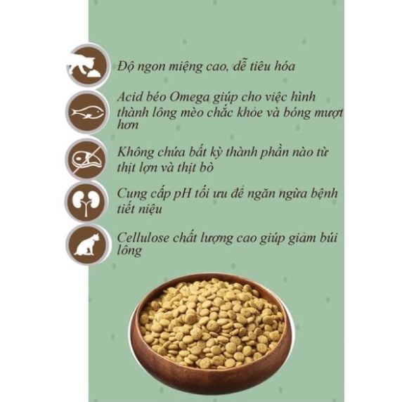 Thức ăn hạt mèo mọi lứa tuổi Cat Line All Stage - 400g - vanhpet