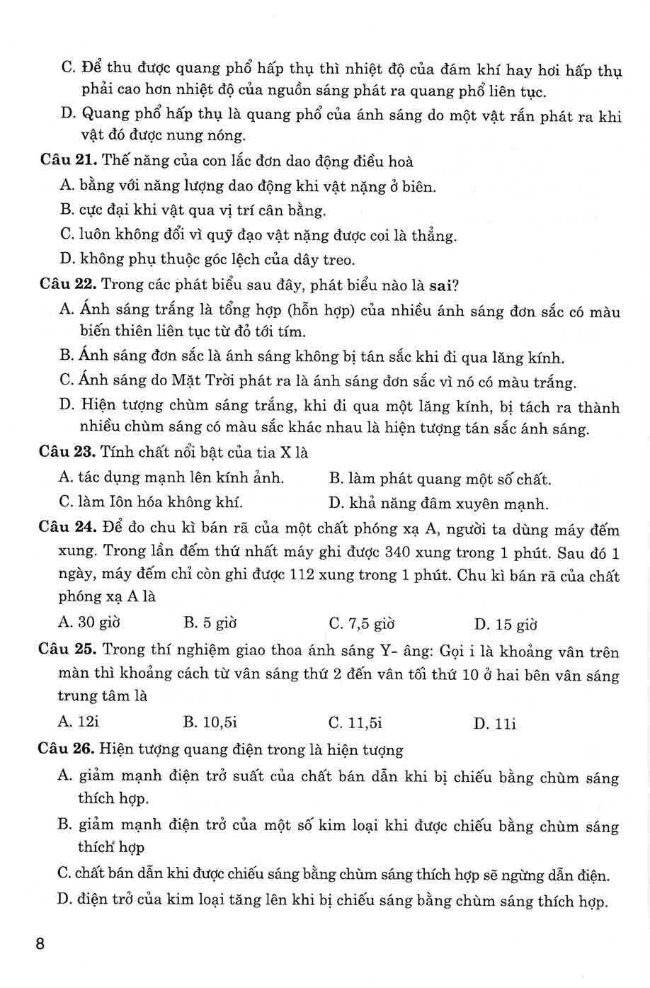 [HCM]Ngân Hàng Đề Thi Thử THPT Quốc Gia Môn Vật Lí