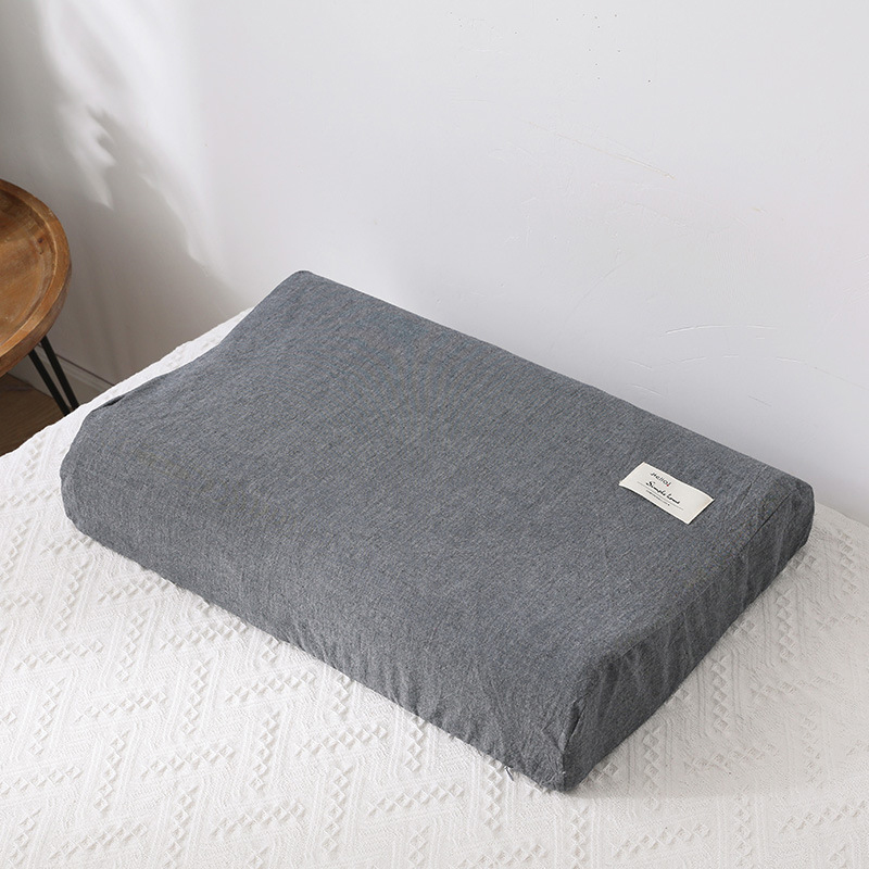 1 cái vỏ gối vỏ gối vỏ gối memory foam đường viền rebound cao su vỏ gối bông có khóa kéo