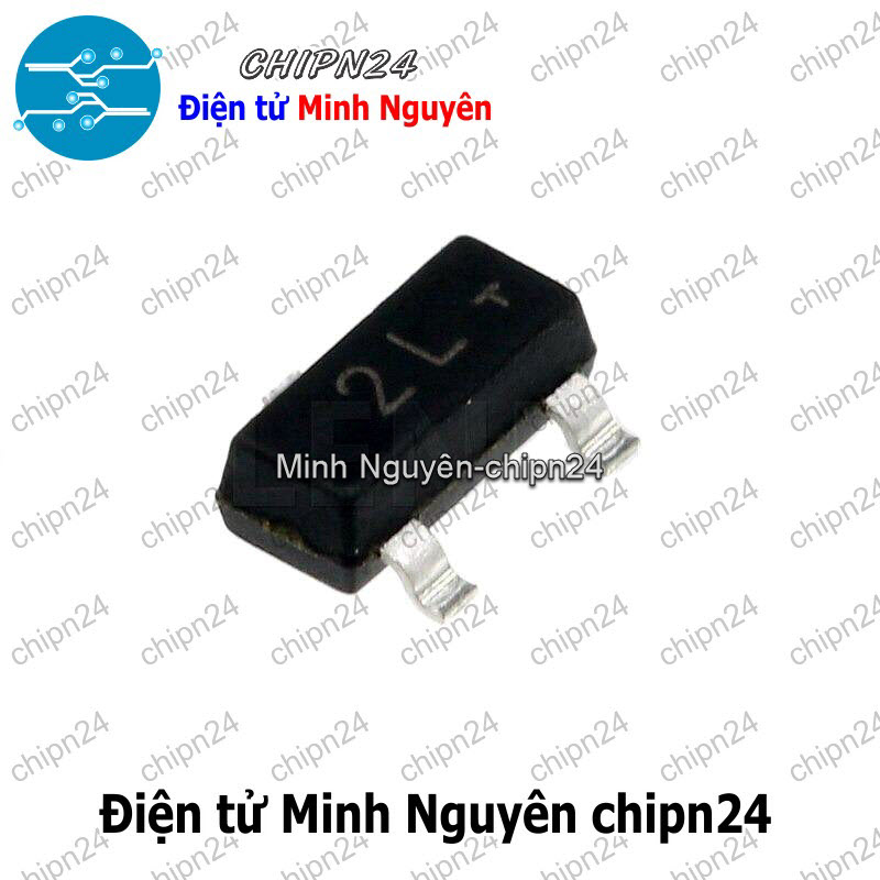 [25 con] (G3.1) Transistor Dán 2N5401 (2L) PNP SOT-23 300mA 100V (SMD) (MMBT5401LT1G 5401) - HH006085