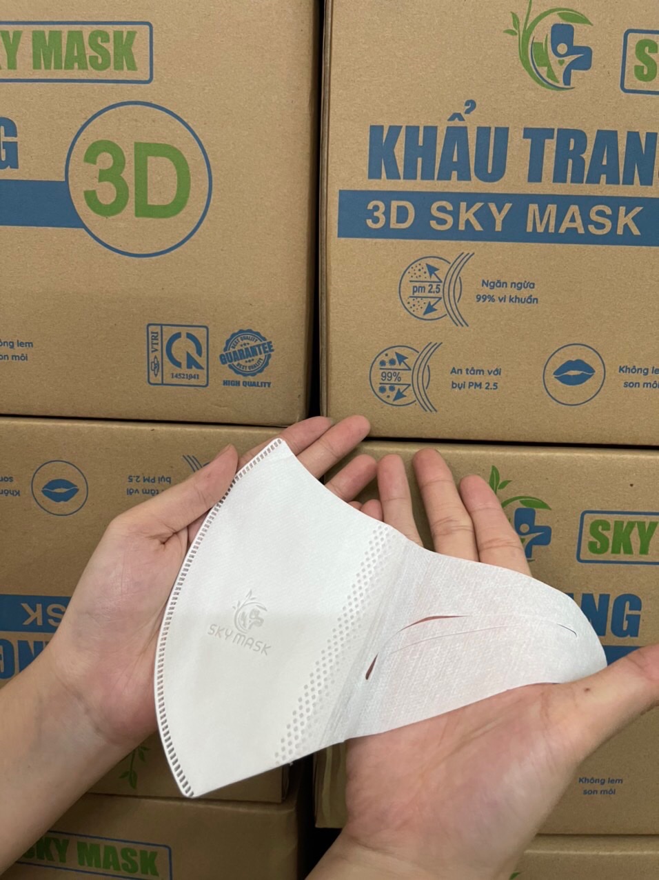 Bịch 20Cái Khẩu Trang 3D SkyMask 3 Lớp