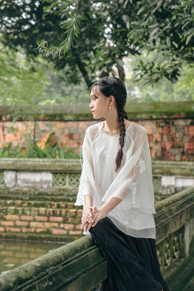 [Xéo Xọ] Áo thêu hoa Mộc Lan