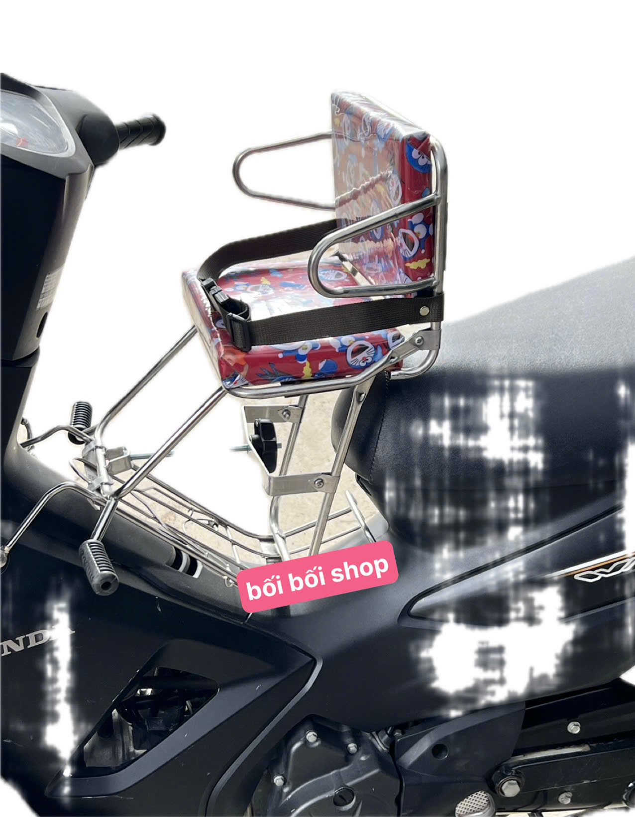 [HCM]Ghế ngồi xe số cho bé ( có đai )