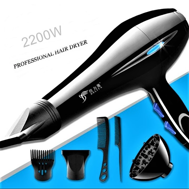 MÁY SẤY TÓC 2 CHIỀU ( TẶNG 5 PHỤ KIỆN ) CÔNG SUẤT MẠNH , MÁY SẤY TÓC , BỘ MÁY SẤY TÓC LOẠI ĐẸP