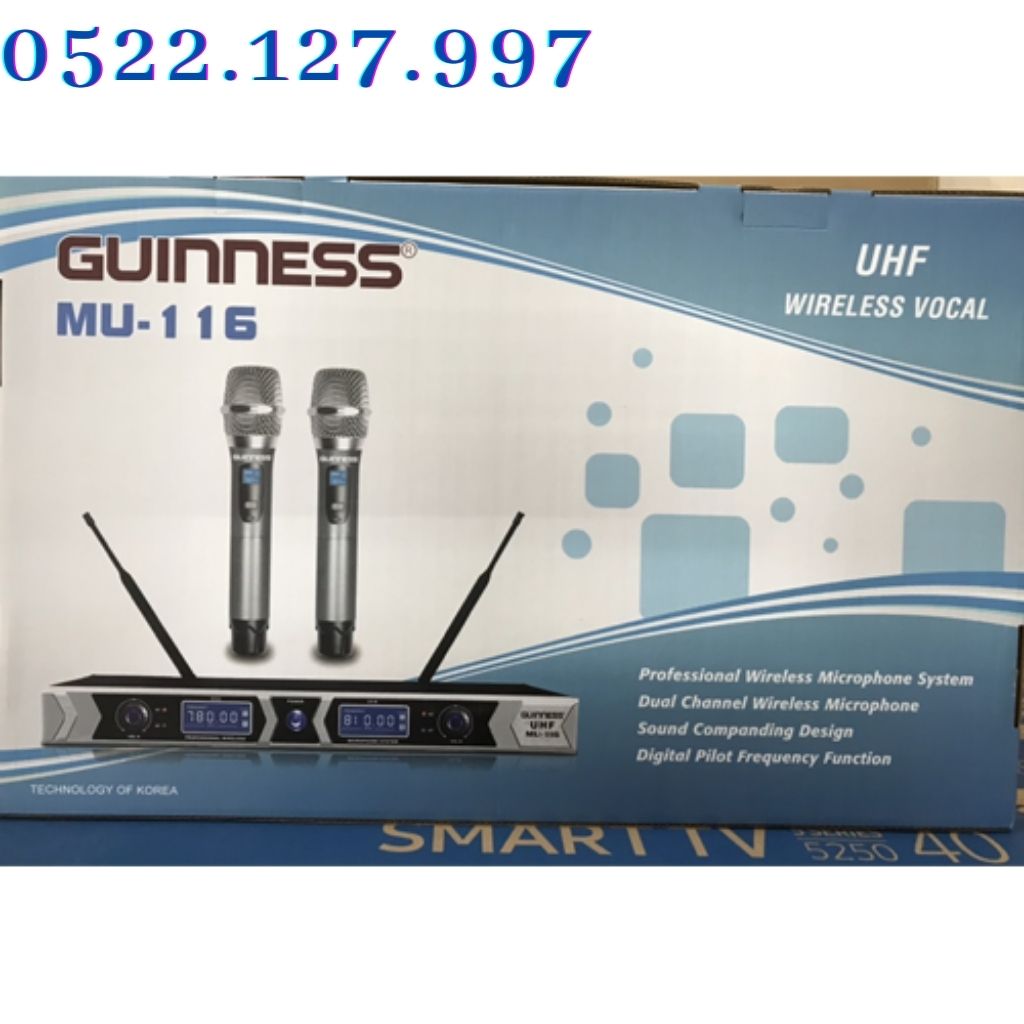 Micro không dây guinness mu-116 - gia khang shop