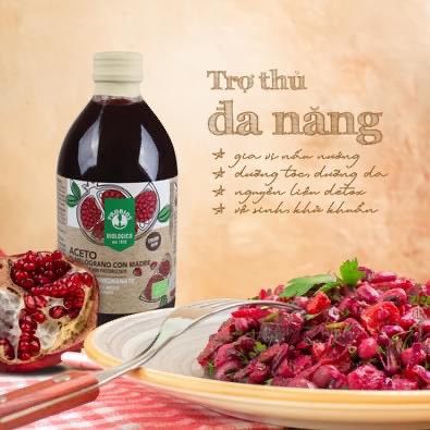 Giấm Lựu hữu cơ (Có giấm cái) ProBios 500ml