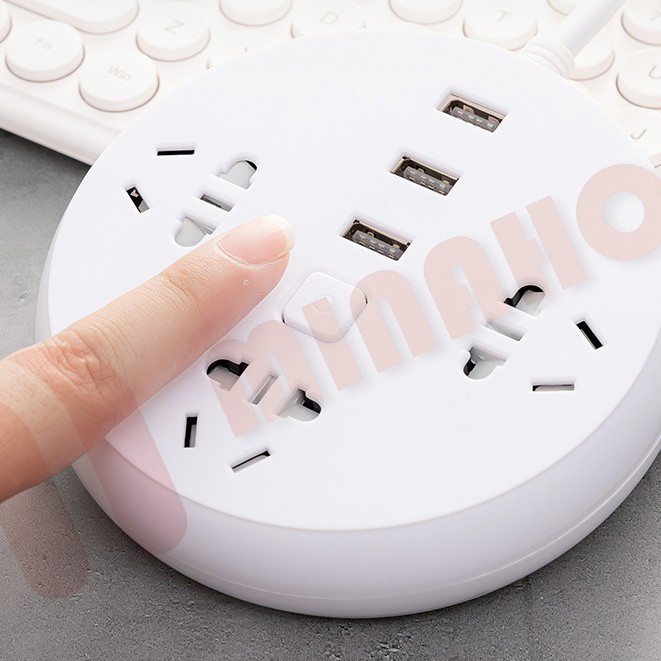 Ổ Cắm Điện Đa Năng Có Cổng USB Minaho