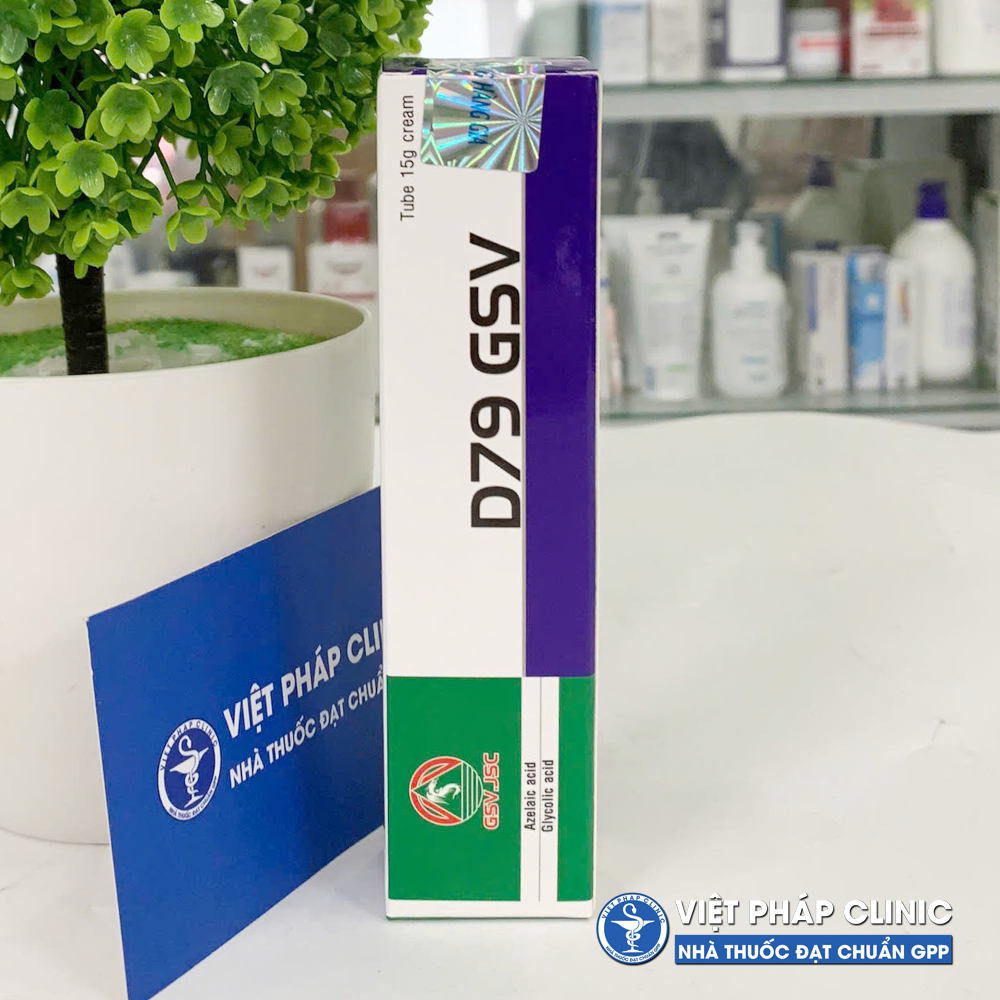 D79 GSV Cream/Pro/New Giảm Mụn Trứng Cá, Mụn Lưng, Dày Sừng Nang Lông 15g/20g