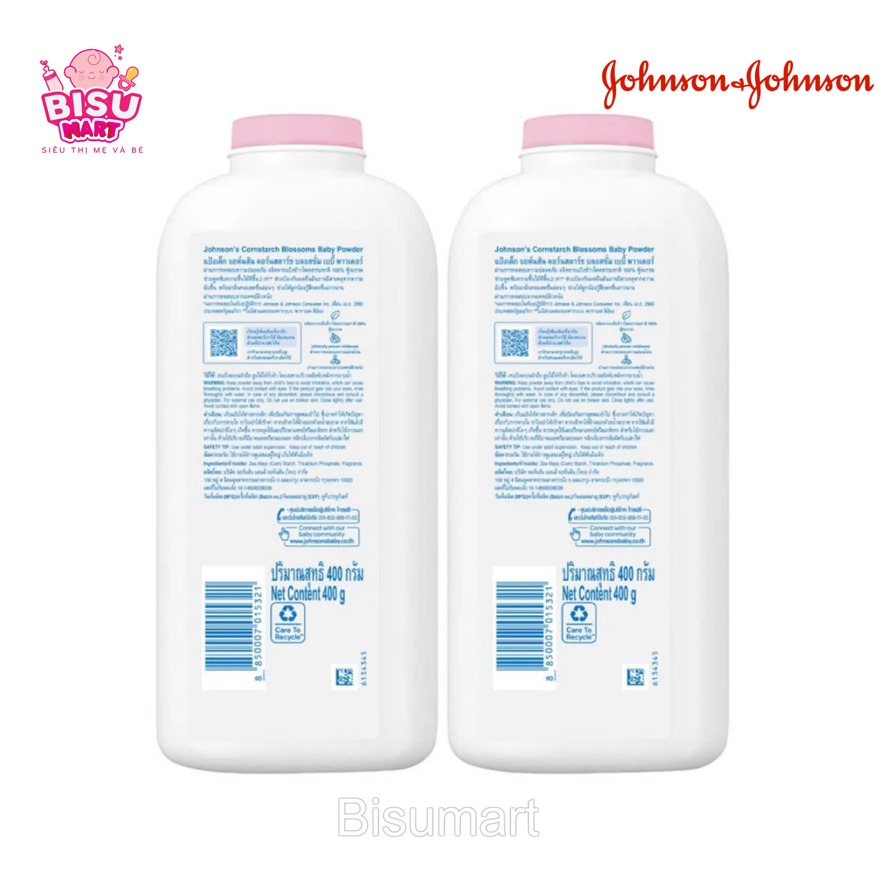 Phấn Johnson Baby Phấn rôm sẩy Thái Lan 50g 100g 200g 400g