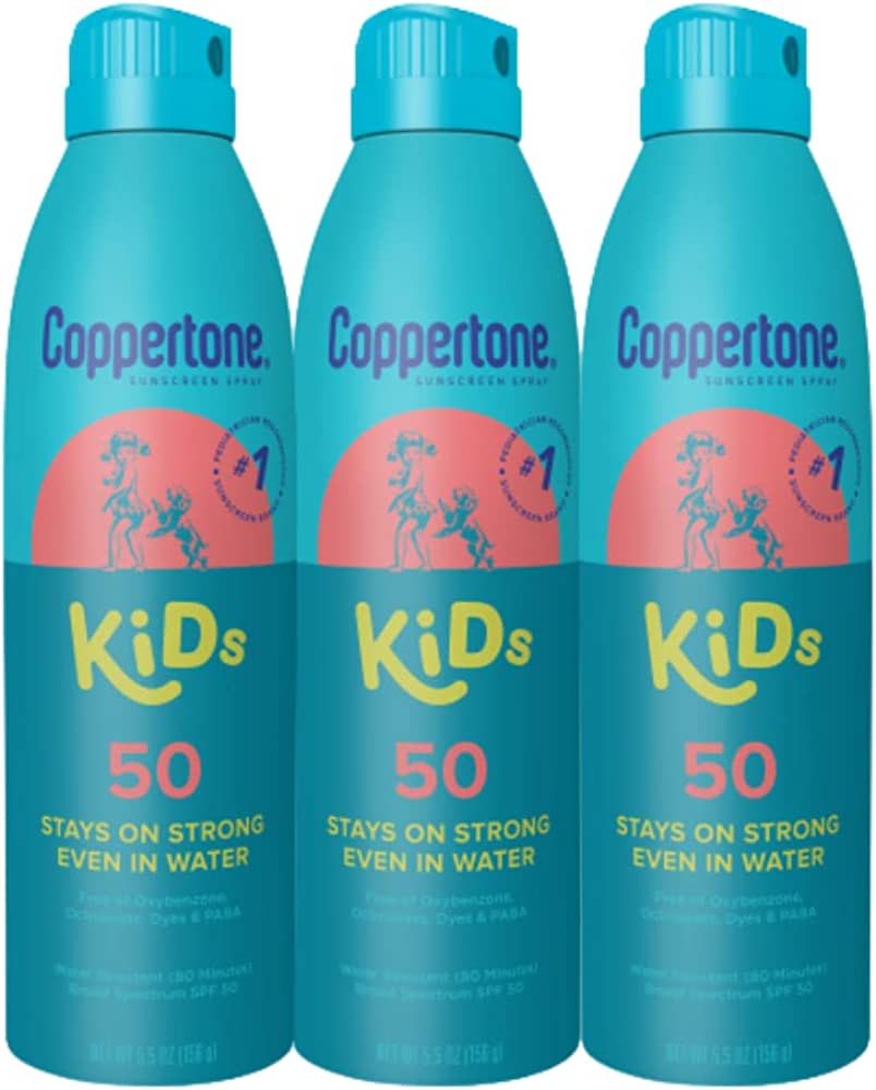 [USA] Xịt chống nắng trẻ em COPPERTONE SPF50 156g