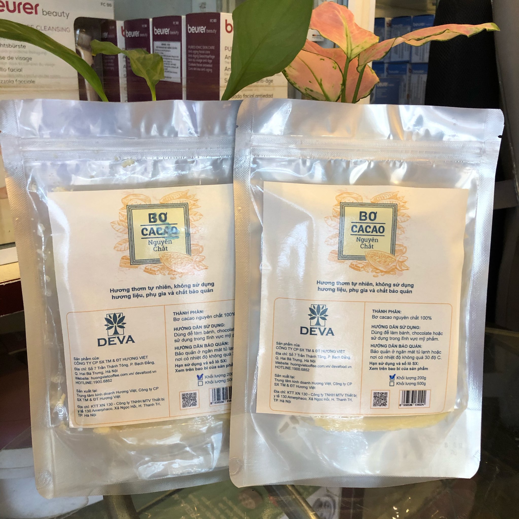 Bơ Cacao Nguyên Chất Deva Food ( 200Gr)
