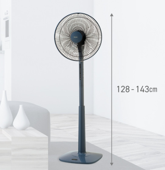 Quạt đứng Panasonic F-409K, Động cơ bạc đạn, Có điều khiển, Bảo hành chính hãng 1 năm