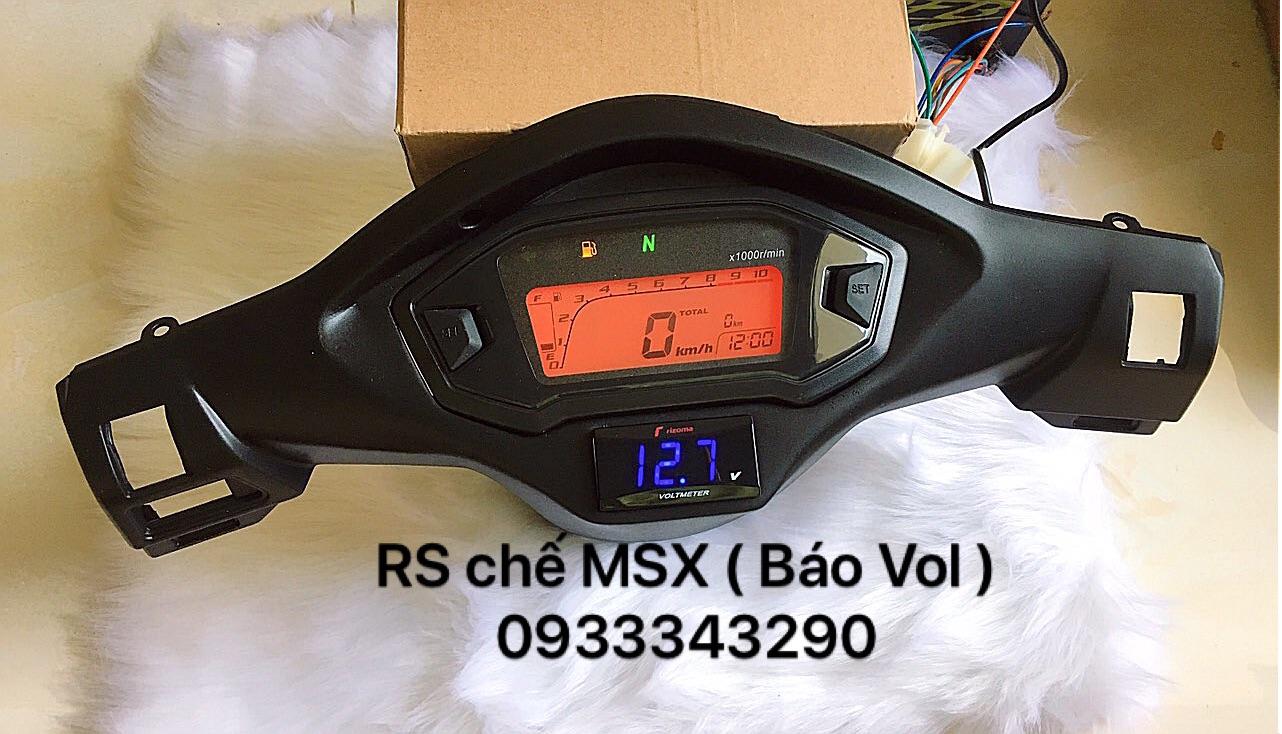 Trọn Bộ Bợ Cổ Wave RS Chế Đồng Hồ Msx - Báo Vol