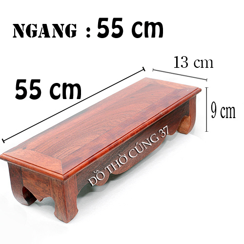 [ NGANG  45 cm , 50 cm , 55 cm , 60 cm ] Đế gỗ hương kê khung ảnh thờ