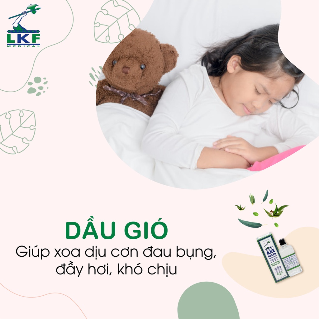Dầu Gió Trắng Hiệu Cây Búa AXE Brand