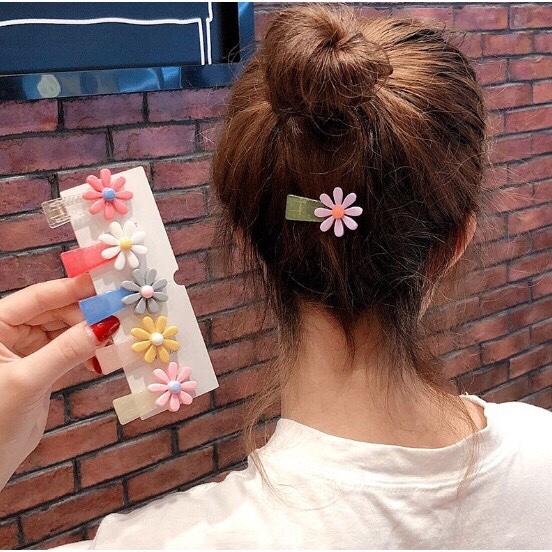 Set 02 kẹp hoa cúc xinh xắn