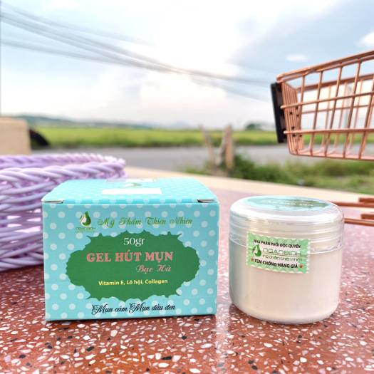 Gel Hút Mụn Tinh Chất Bạc Hà Chuẩn Hàng Ngân Bình