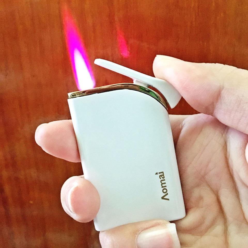 [ SỐ LƯỢNG CÓ HẠN ] Bật lửa Aomai 183 ( xài gas ), kim loại cao cấp, nhiều màu