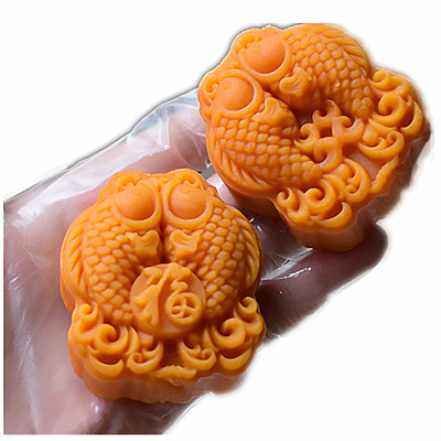 Khuôn Trung Thu Song Ngư 75g