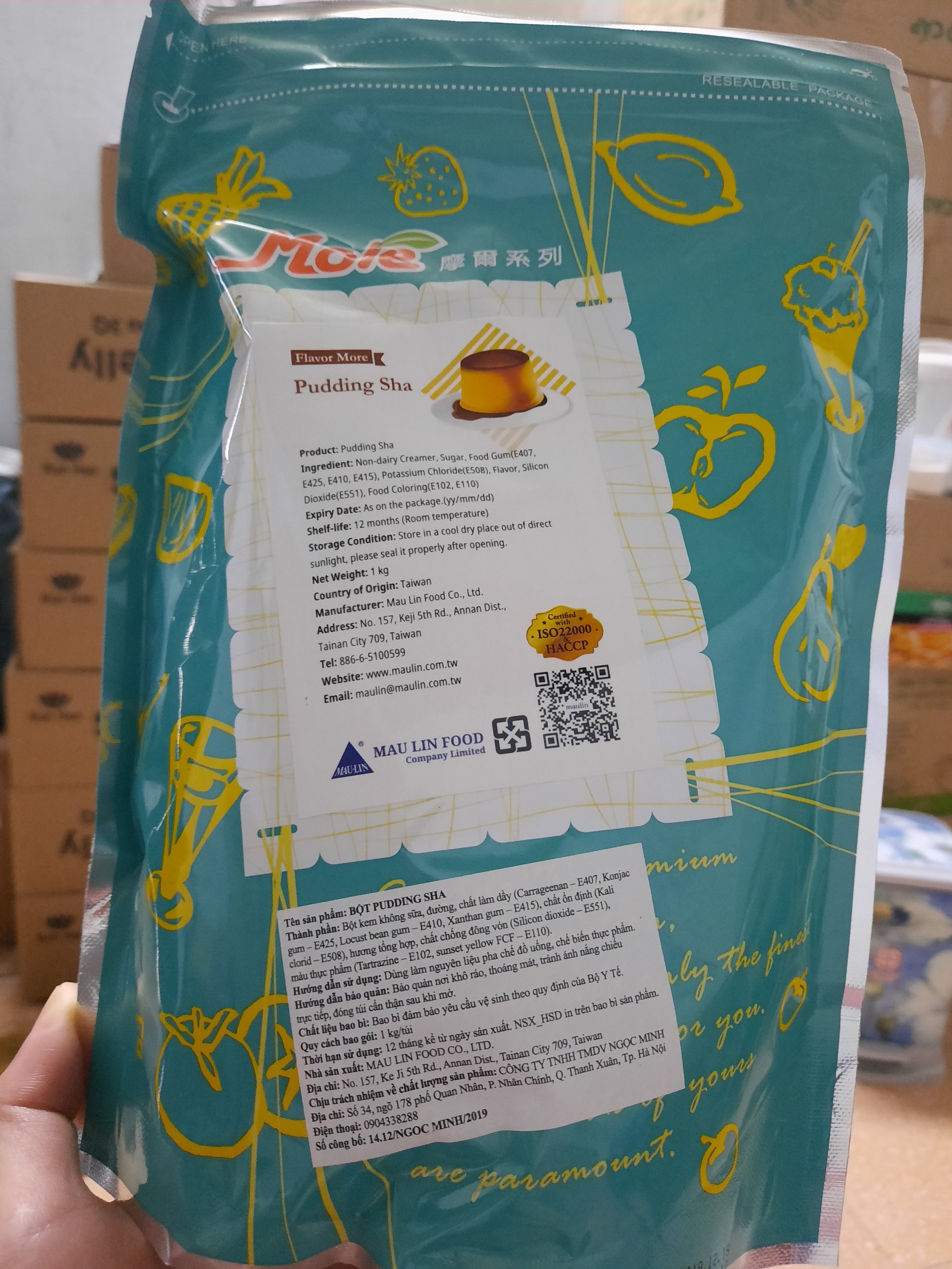 [FREESHIP 50K] Bột Pudding trứng Mole túi 1kg