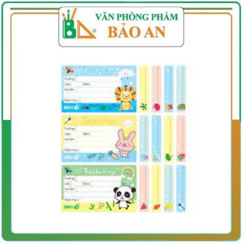 Nhãn vở thiên long điểm 10 tp-nbl005