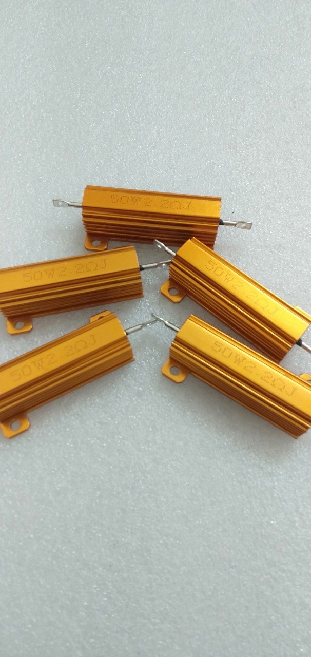 2 Điện trở nhôm 2.2om 50w