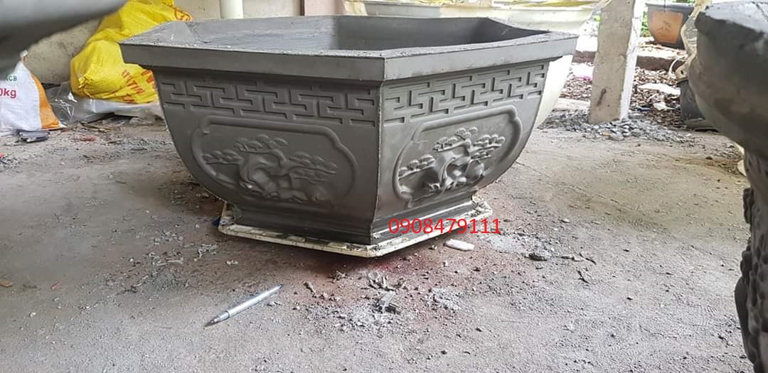 KHUÔN ĐÚC CHẬU ABS LỤC GIÁC 65 CM KO ĐÔN